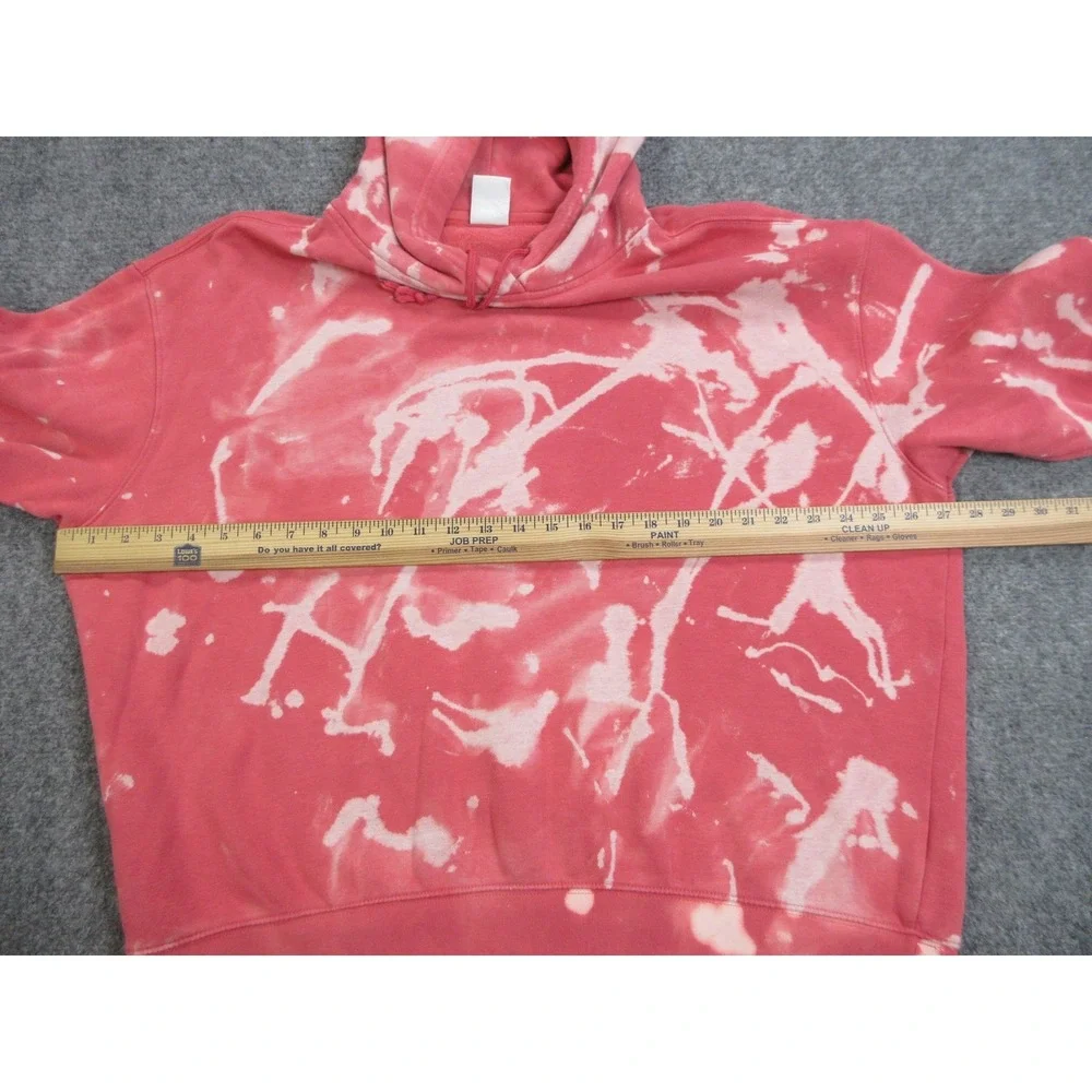 Nike Hoodie Womens Large‎ Pink White Tie Dye Center Swoosh Logo DJ7668-622
